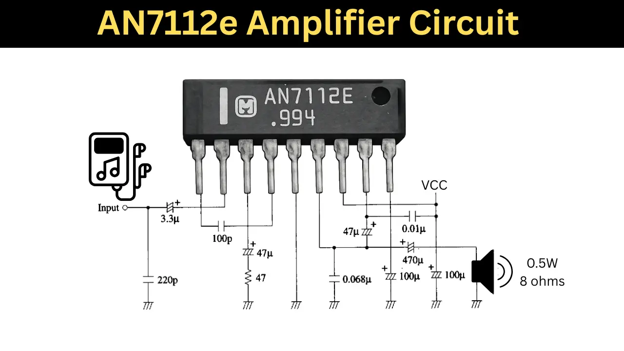 AN7112e amplifier circuit