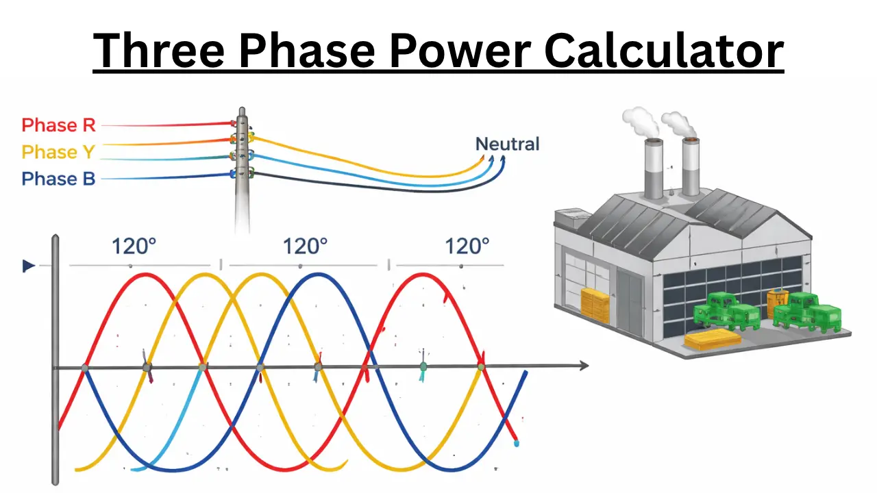 Three Phase Power Calculator