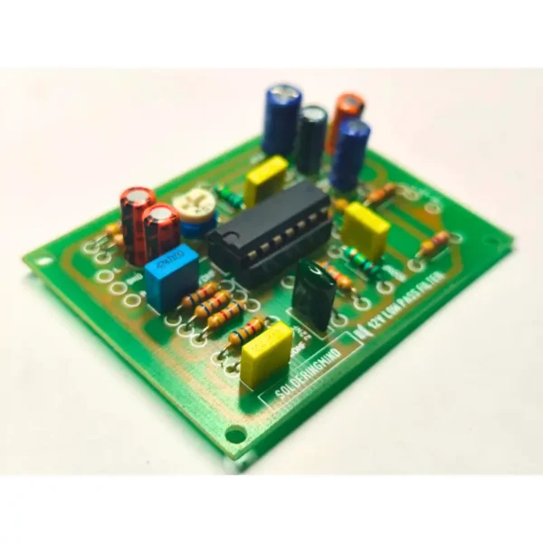 Low Pass Filter Board using LM324 (12V DC)