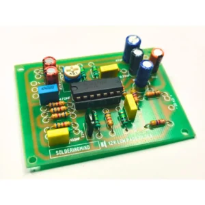 Low pass filter board using LM324 IC