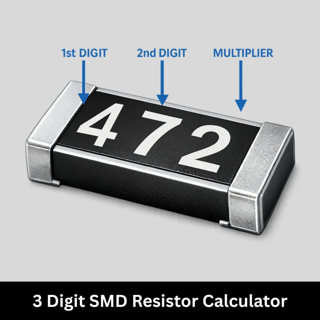 3 digit SMD resistor calculator tool