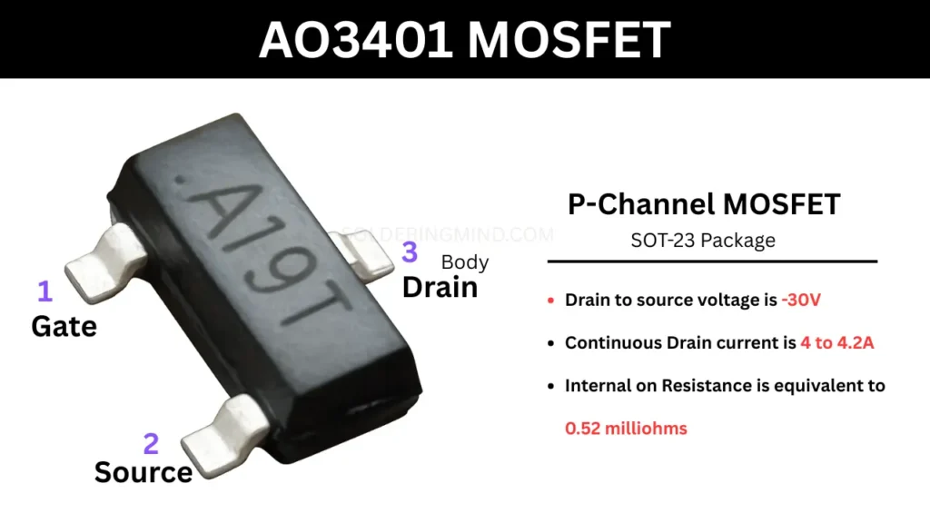 AO3401 MOSFET