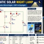 Automatic Solar Lamp Circuit