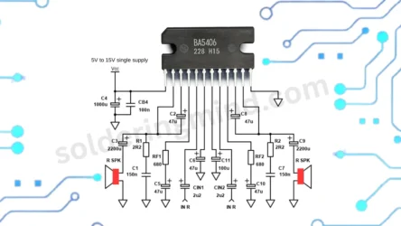 BA5406 amplifier circuit