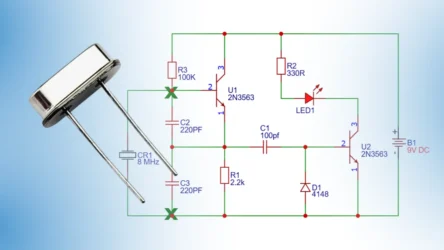 Crystal Tester circuit schematics