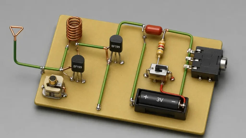Simple Transistor Radio Circuit