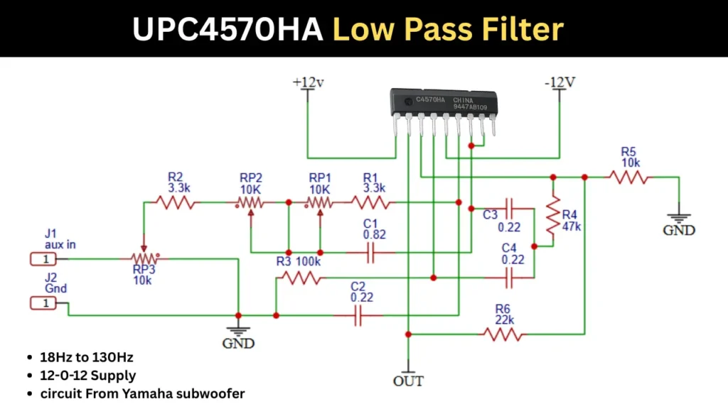 UPC4570HA Low Pass Filter