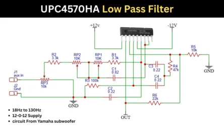 UPC4570HA Low Pass Filter