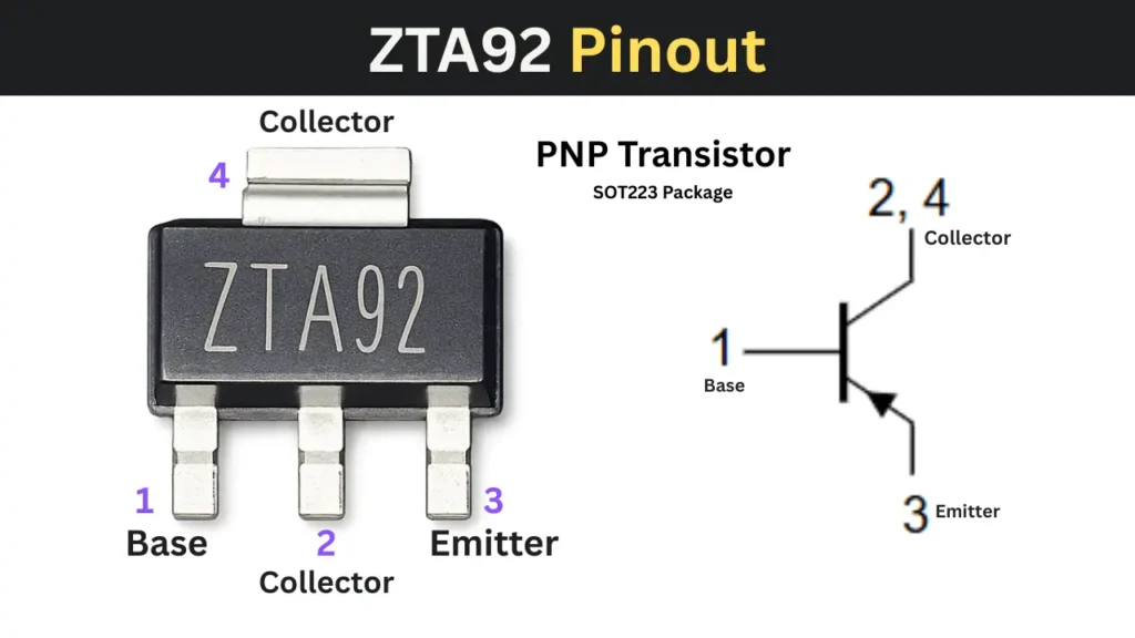 ZTA92 pinout