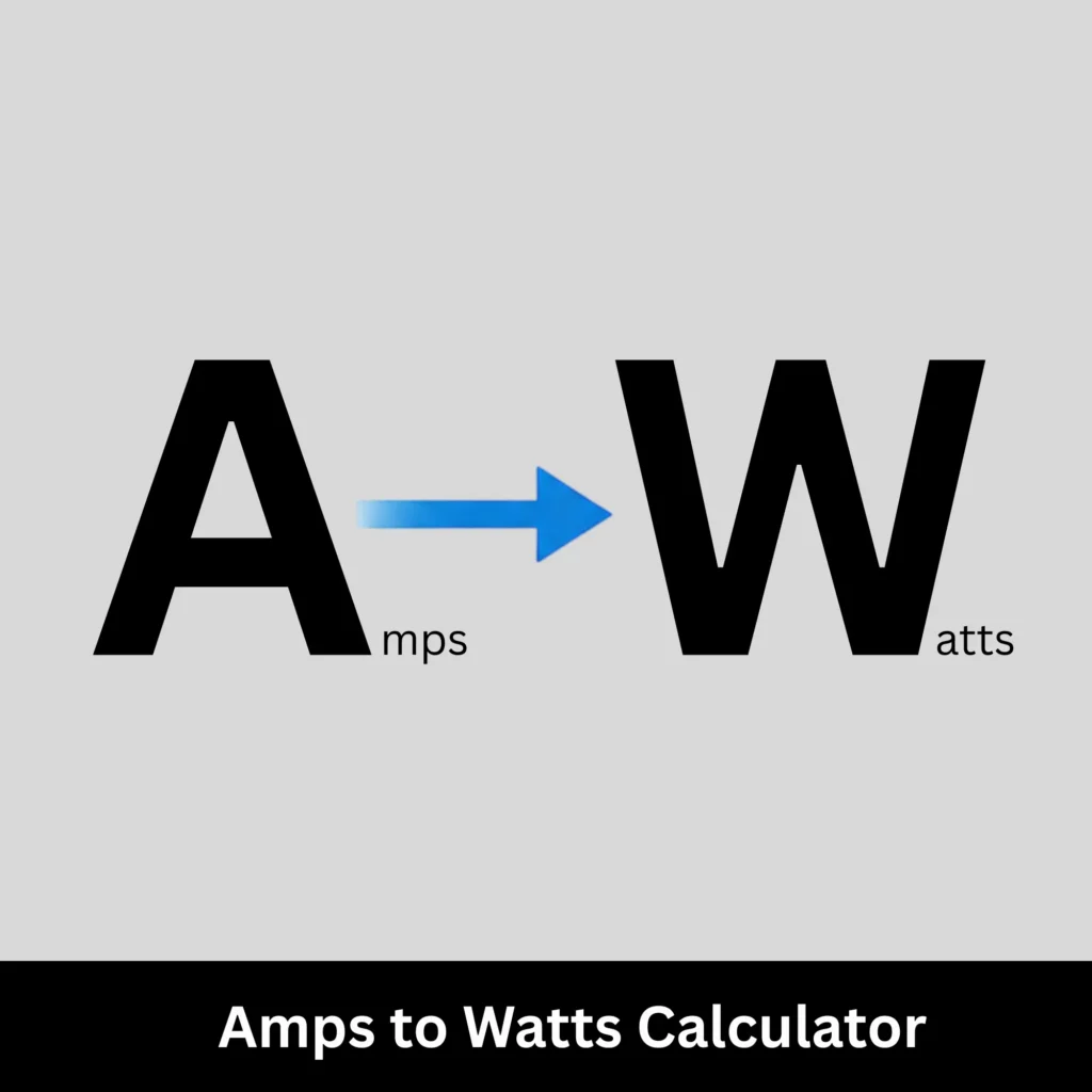 amps to watts calculator tool
