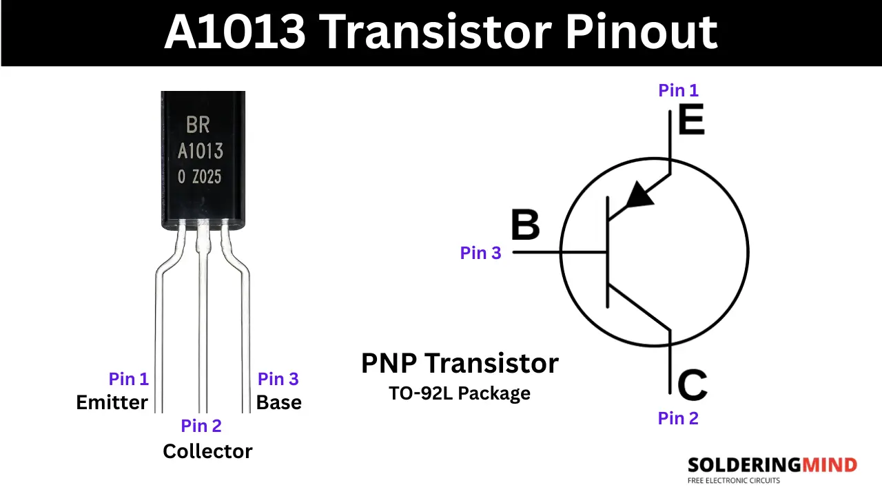 A1013 Pinout