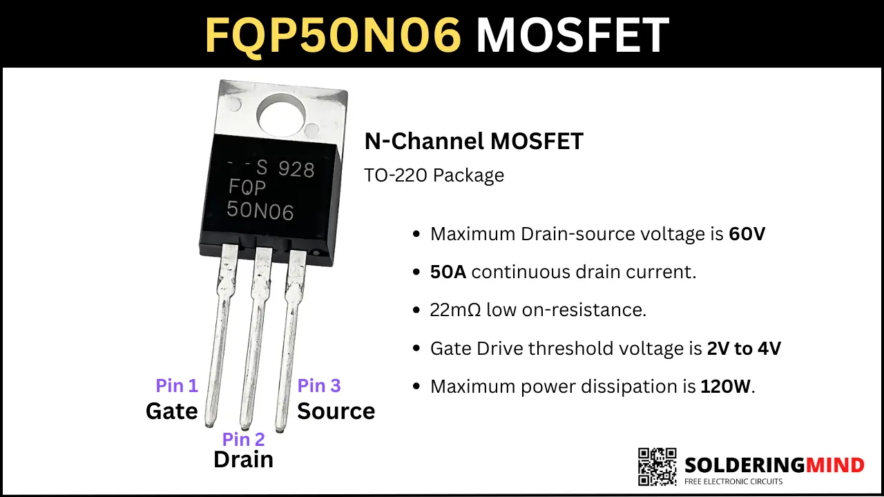 FQP50N06 MOSFET