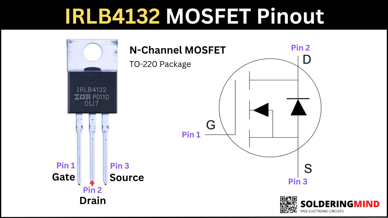 IRLB4132 Pinout