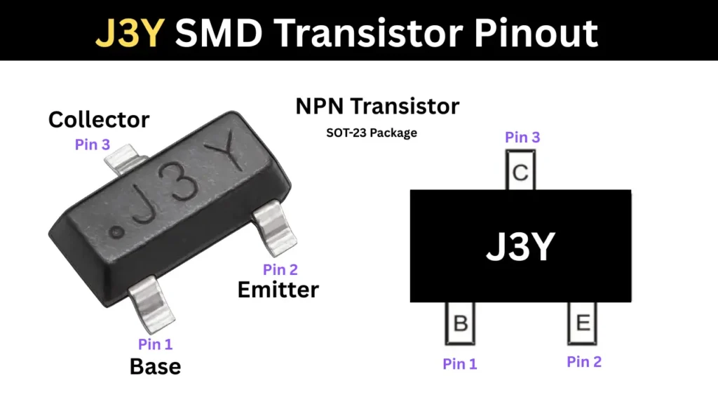 J3Y SMD Transistor Pinout