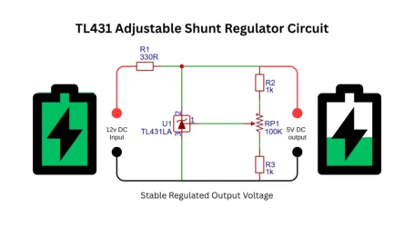 TL431 Adjustable Shunt Regulator Circuit