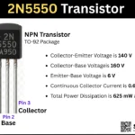 2N5550 Transistor and specifications