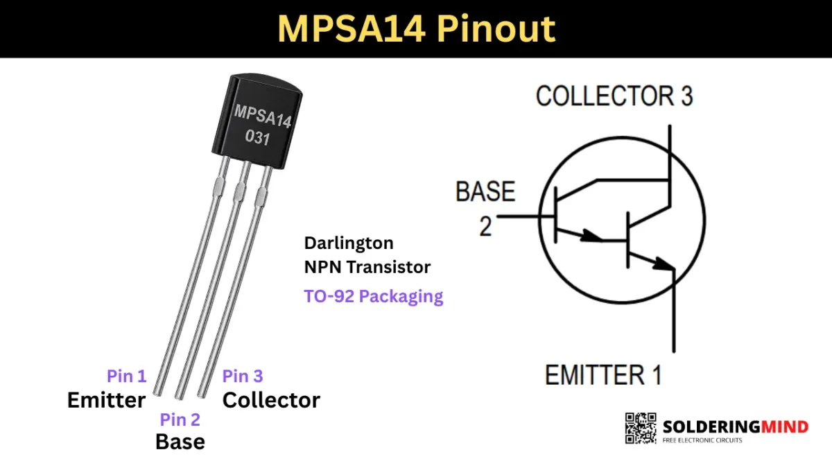 mpsa14 transistor pinout