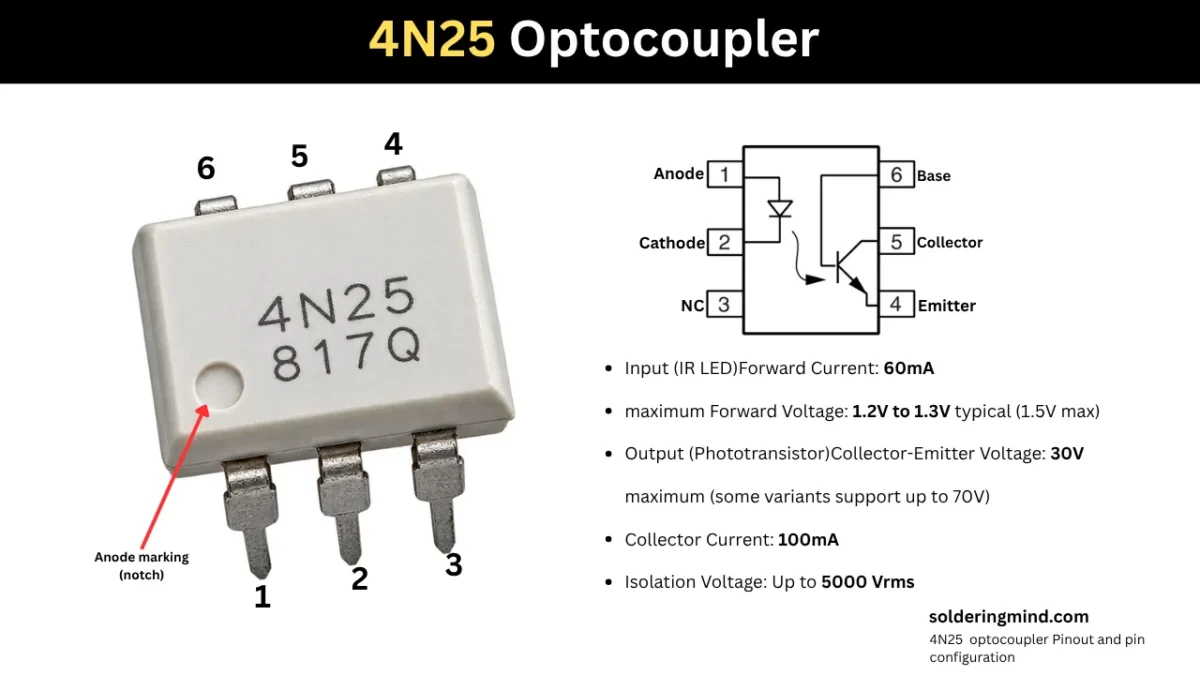 4N25 Optocoupler