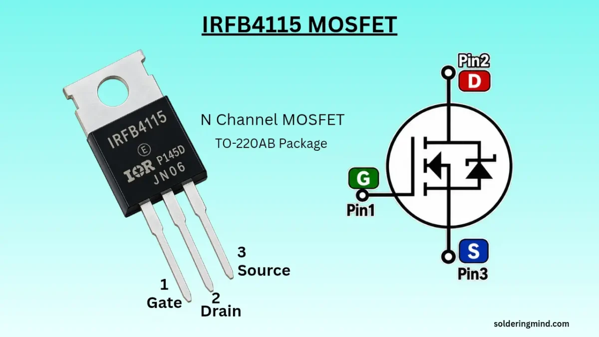 irf4115 mosfet pinout