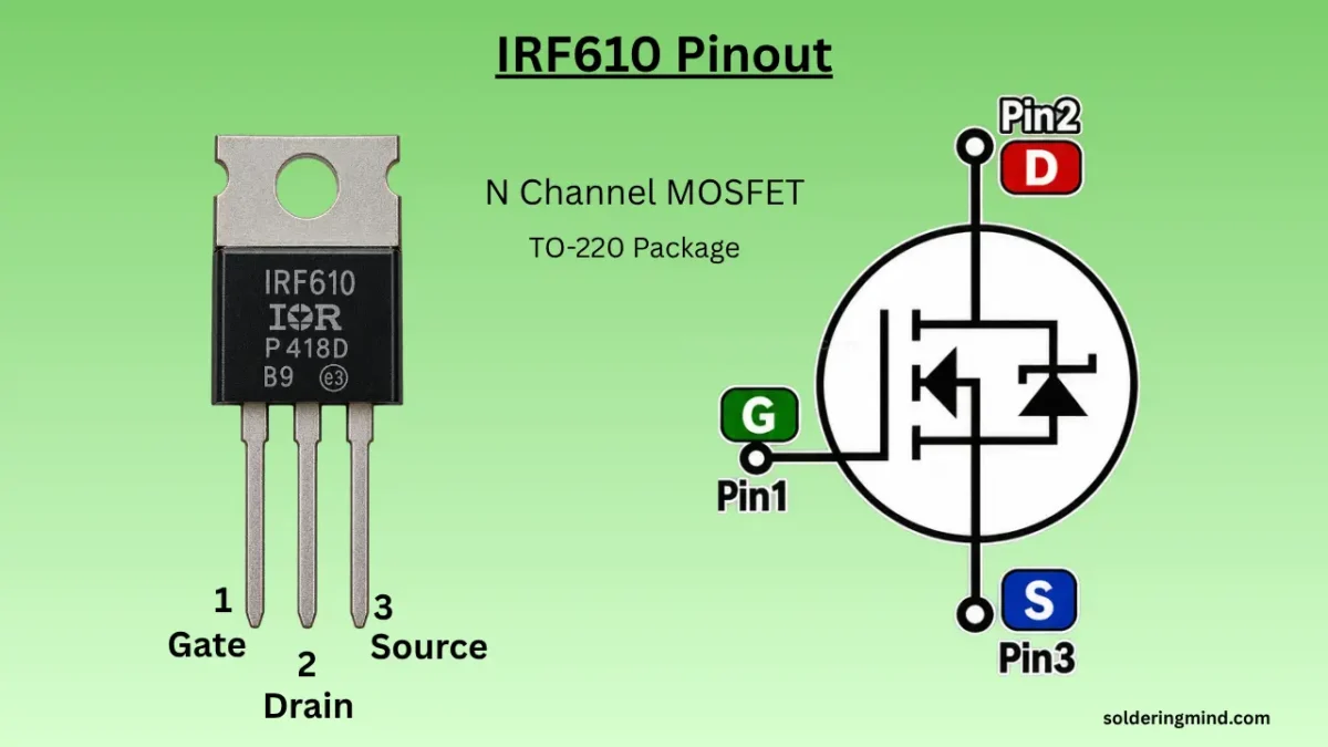 irf610 pinout